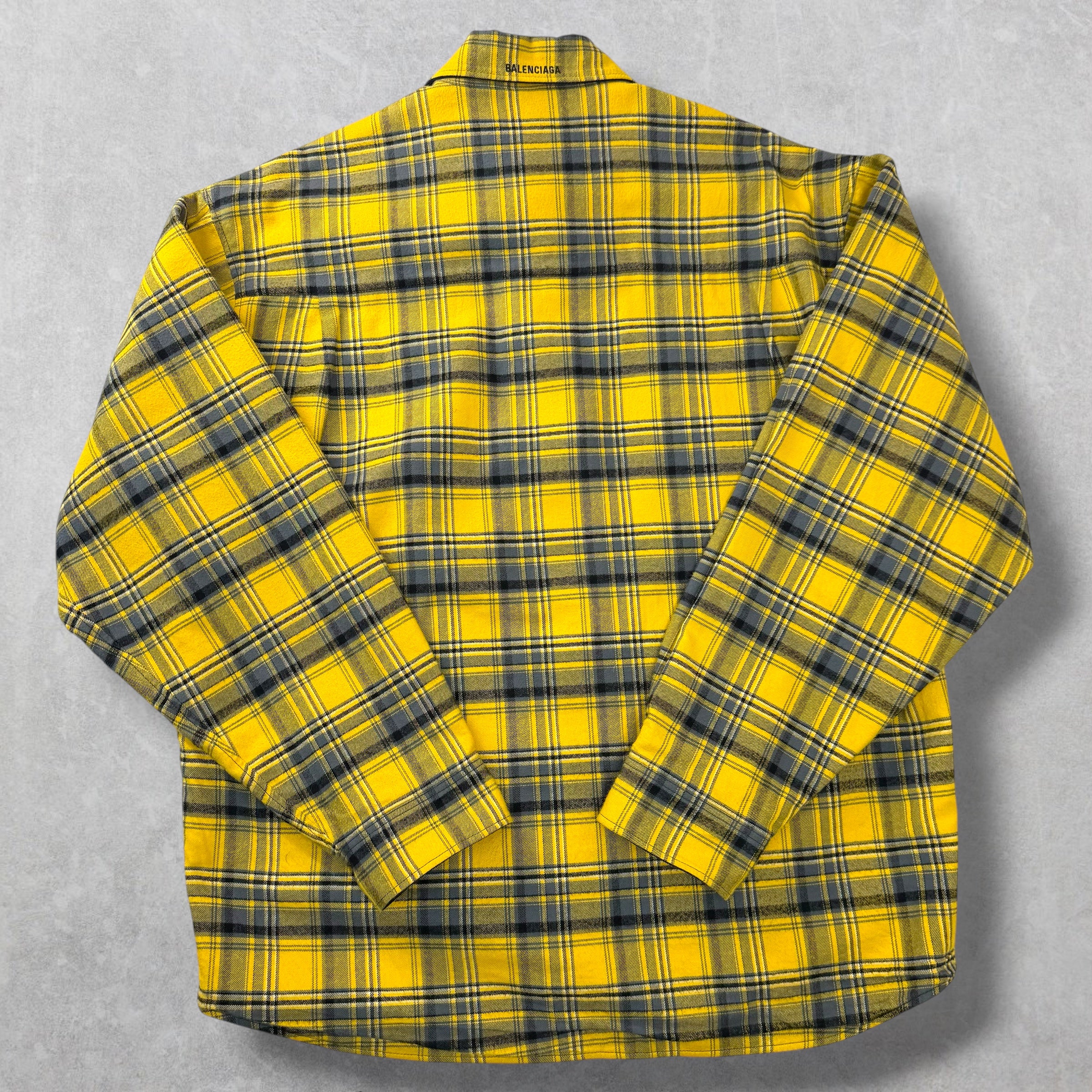 Balenciaga Reversible Checked Cotton-Flannel S (XXL)
