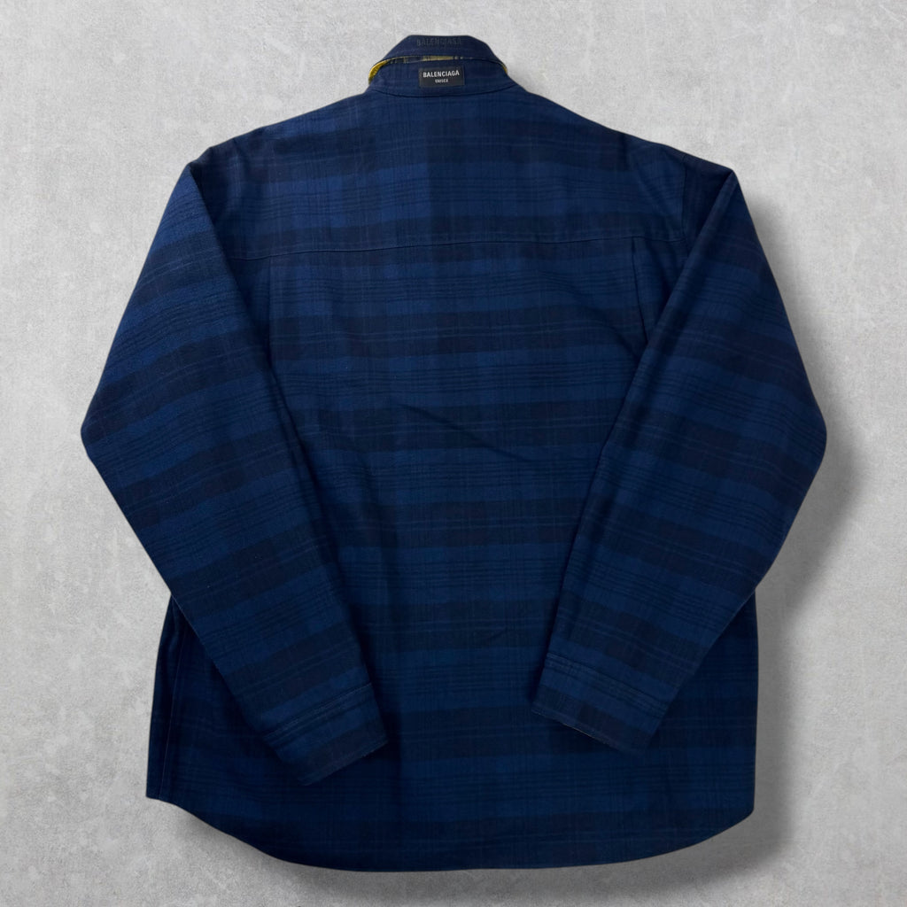 Balenciaga Reversible Checked Cotton-Flannel S (XXL)