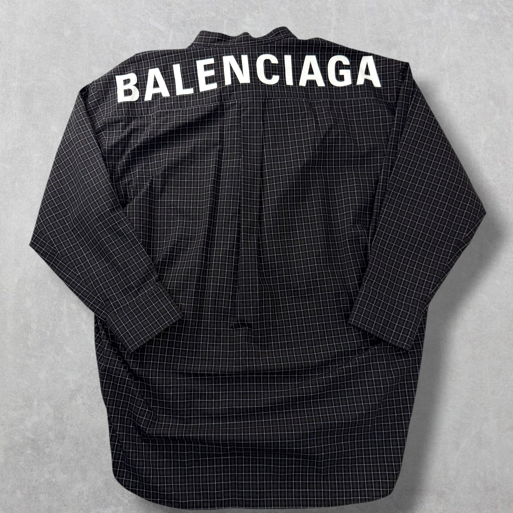 Balenciaga Swing Checkerboard Shirt 36 (S)