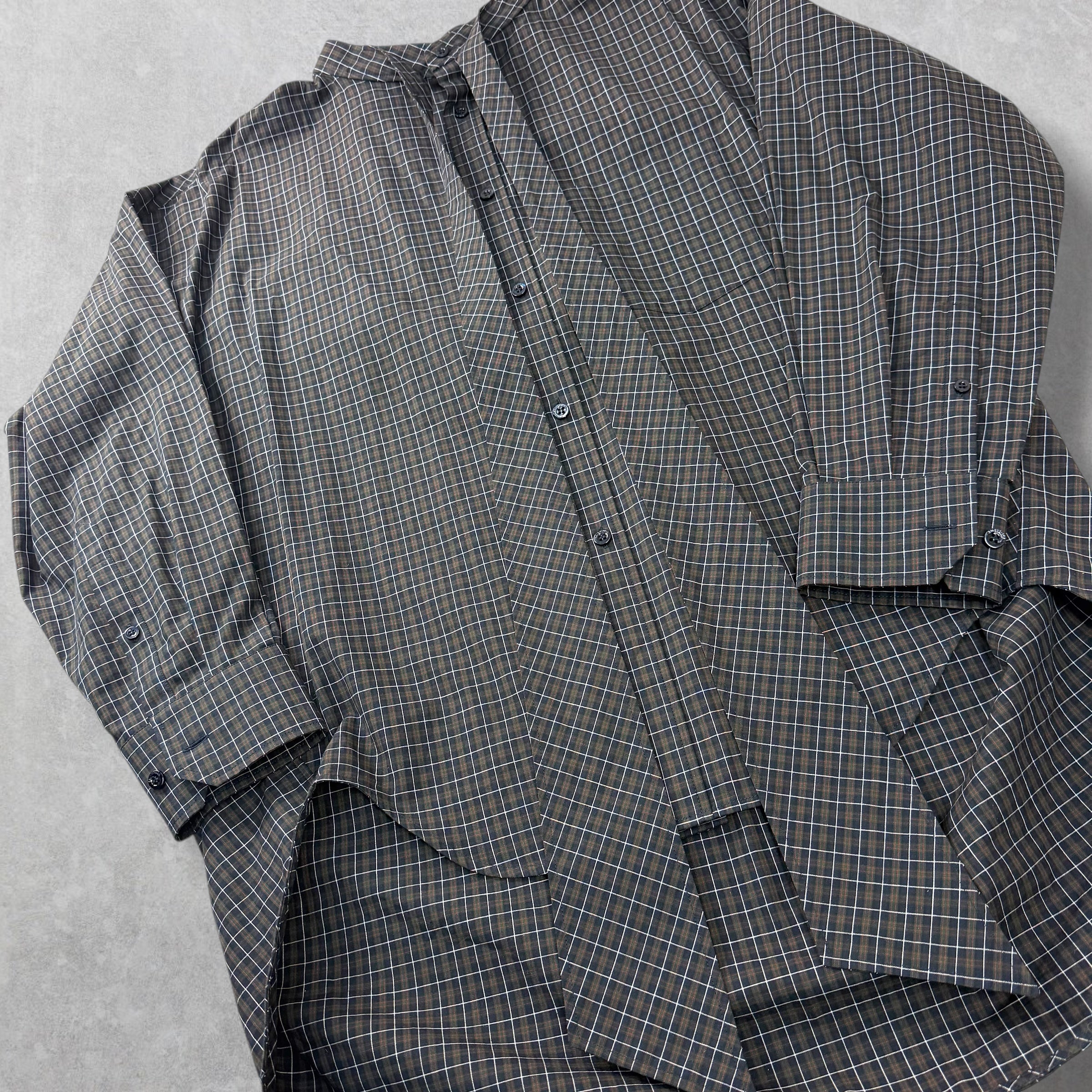 Balenciaga Swing Checkerboard Shirt 36 (S)