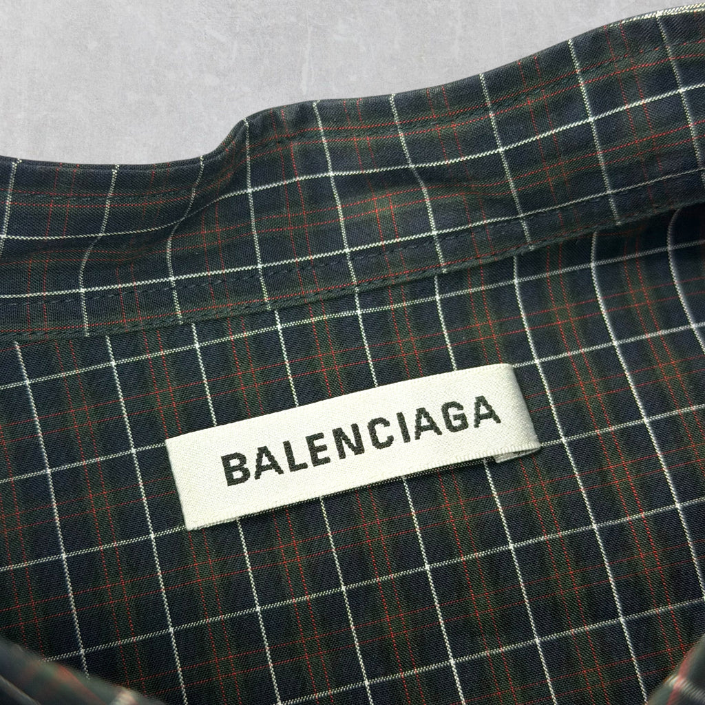 Balenciaga Swing Checkerboard Shirt 36 (S)