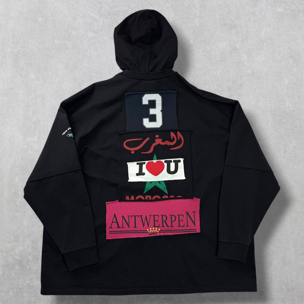 Vetements "Bulldog Spirit" Patch Hoodie L (XXL)