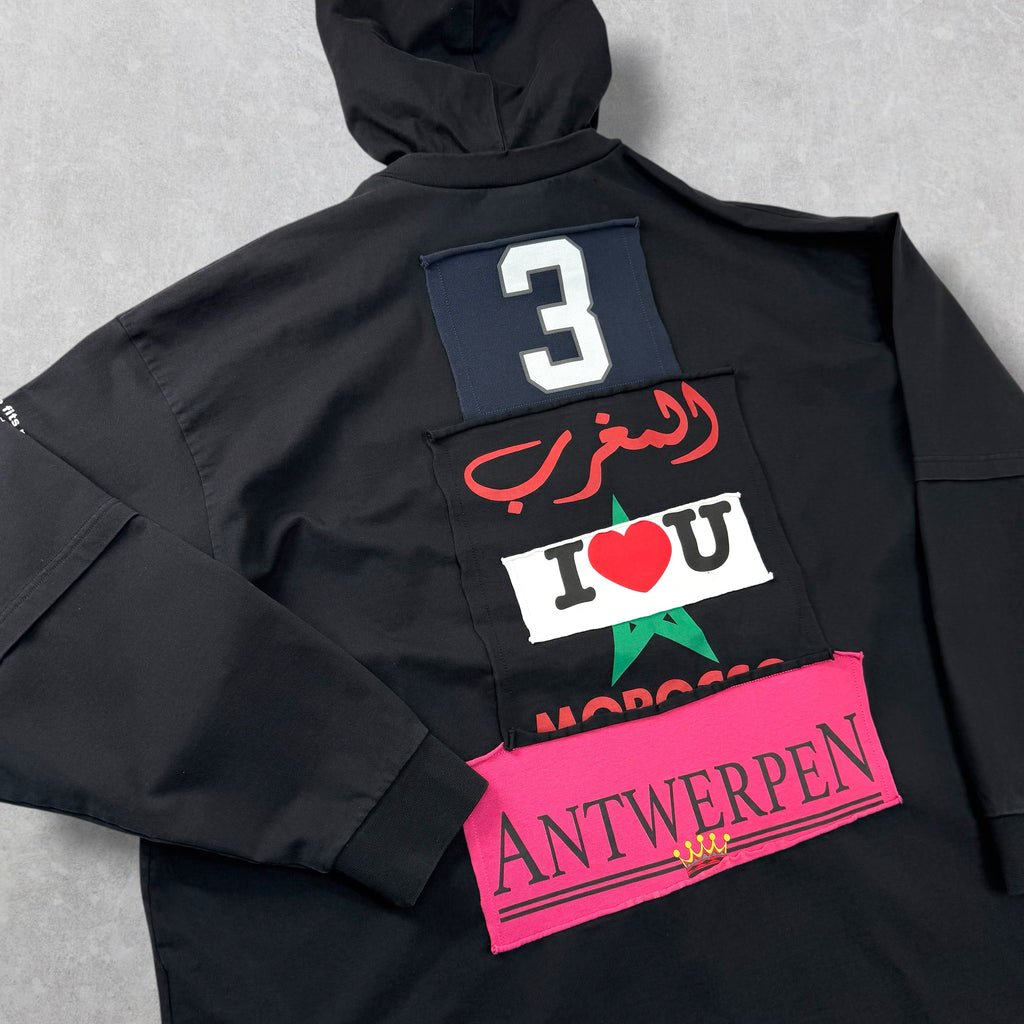 Vetements "Bulldog Spirit" Patch Hoodie L (XXL)
