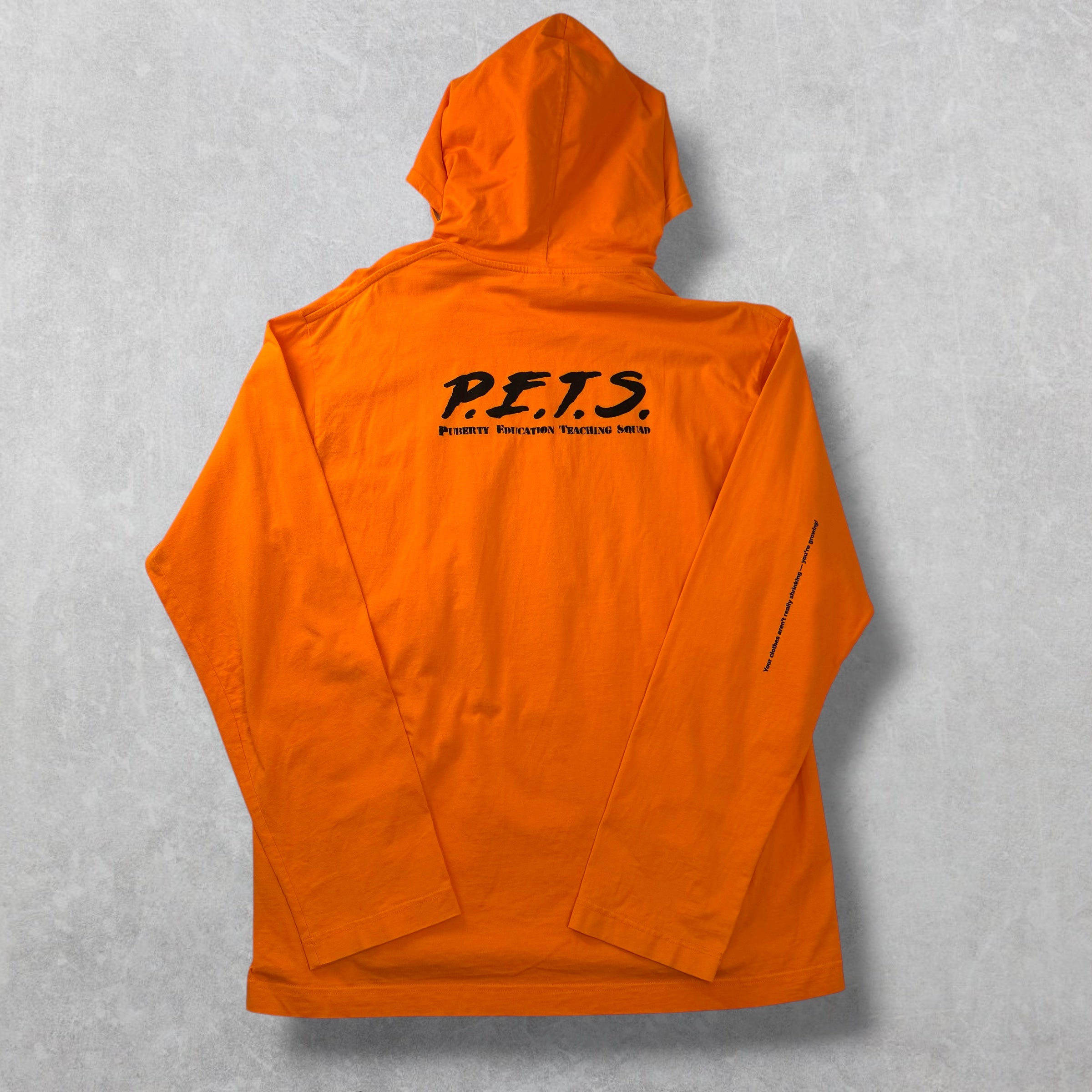 Vetements Orange P.E.T.S. Hoodie M (L)