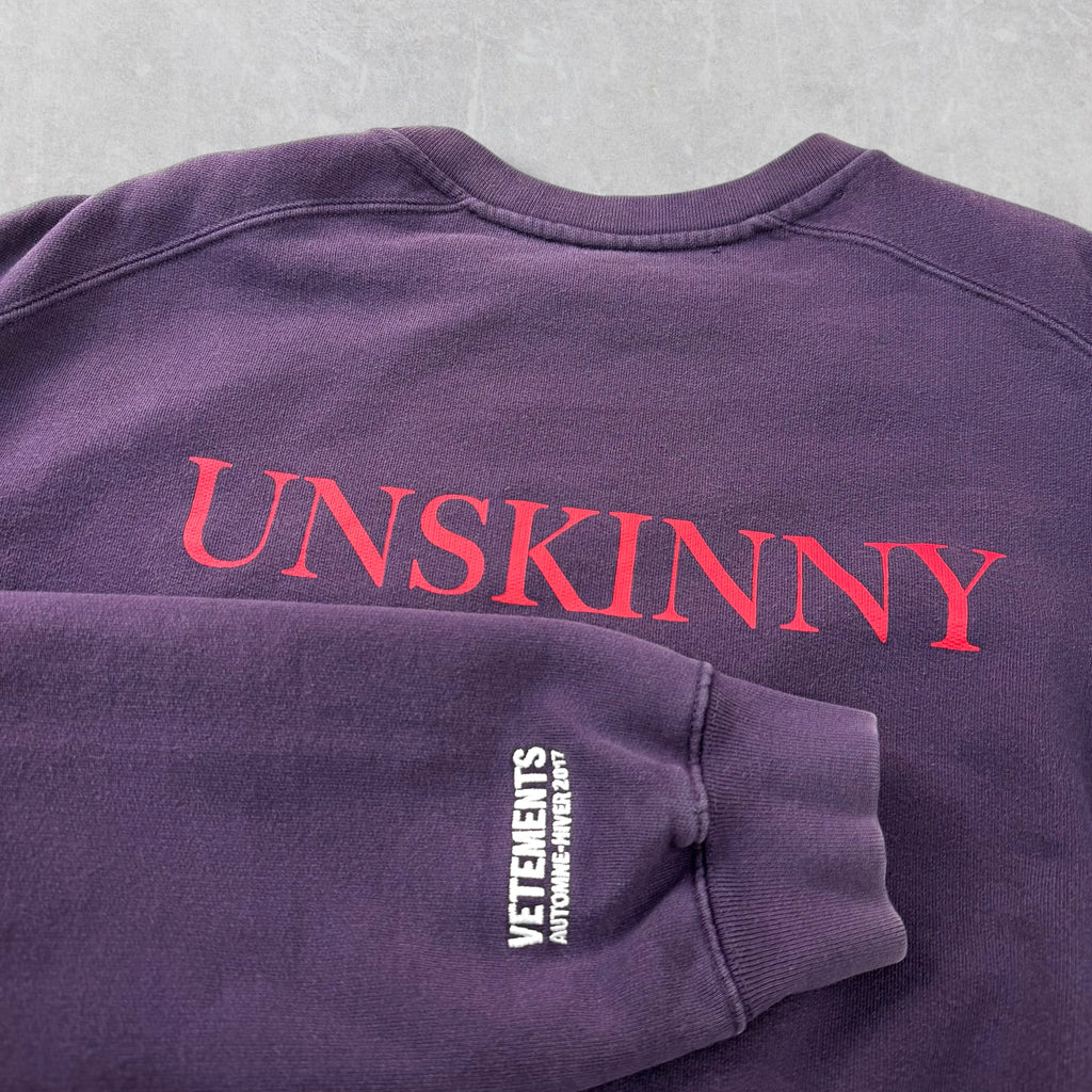 Vetements "Unskinny" Sweatshirt M