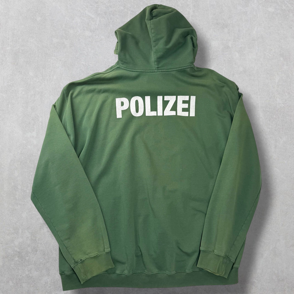 Vetements "Polizei" Oversized Hoodie L
