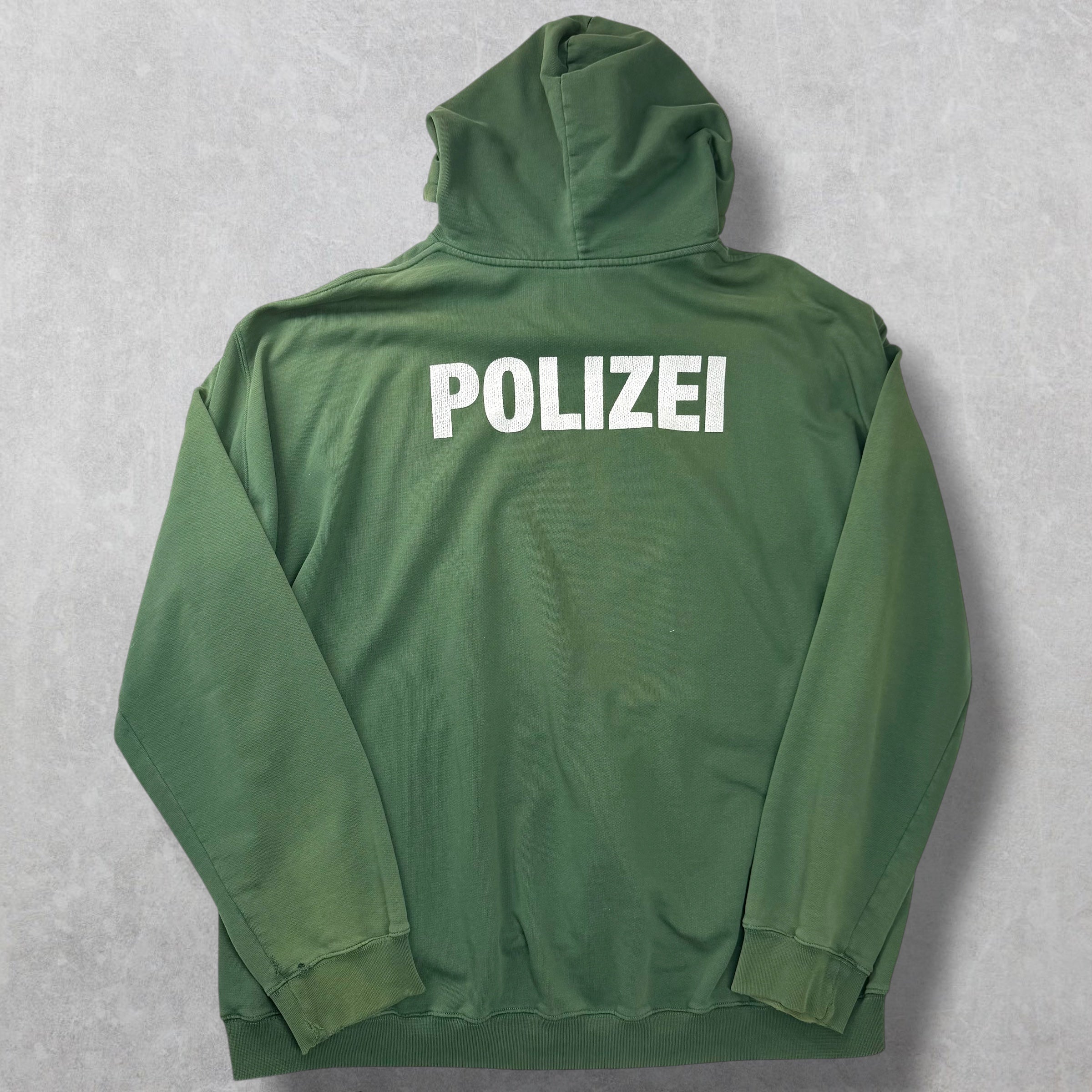 Vetements "Polizei" Oversized Hoodie L