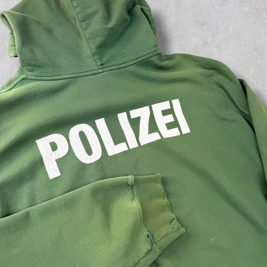 Vetements "Polizei" Oversized Hoodie L