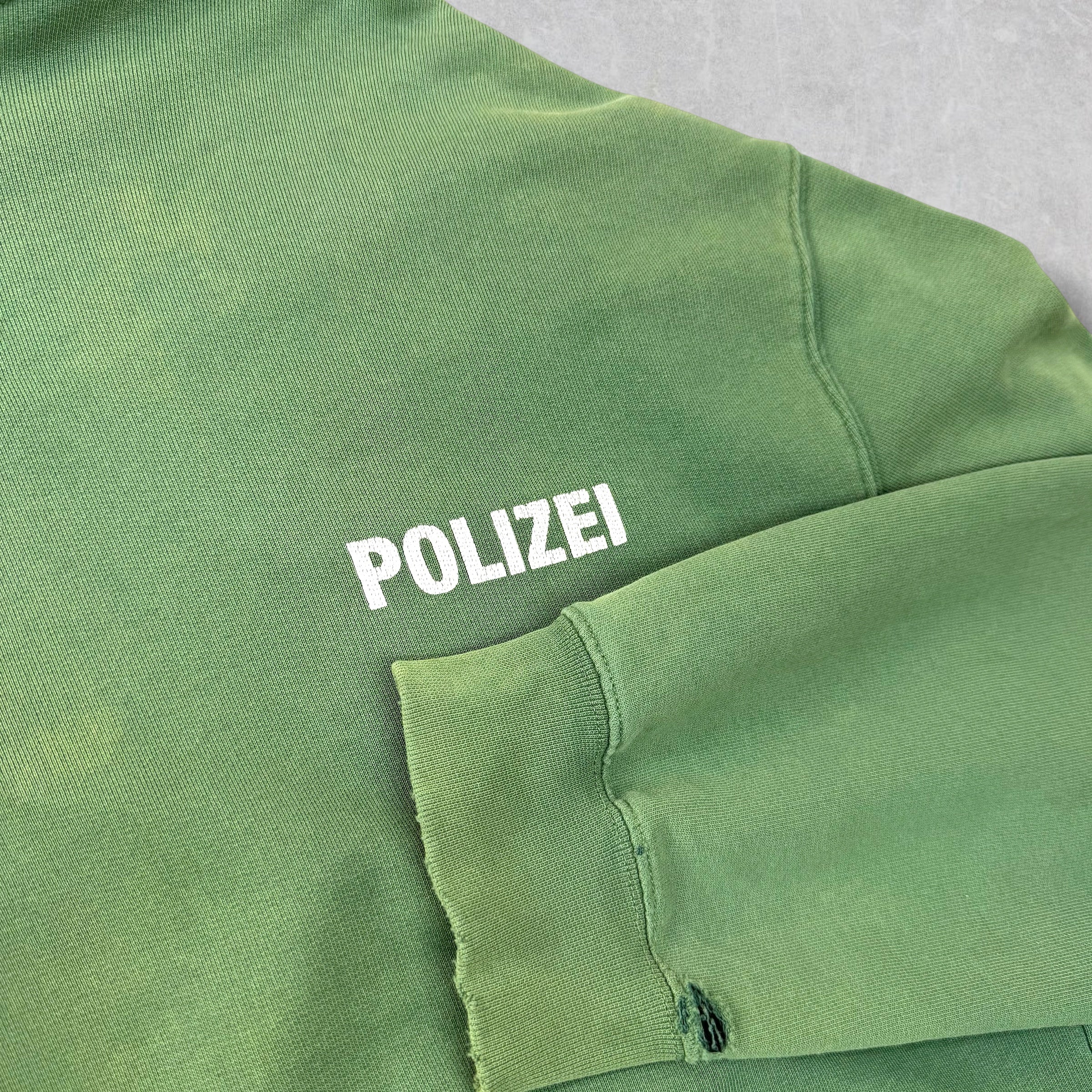 Vetements "Polizei" Oversized Hoodie L