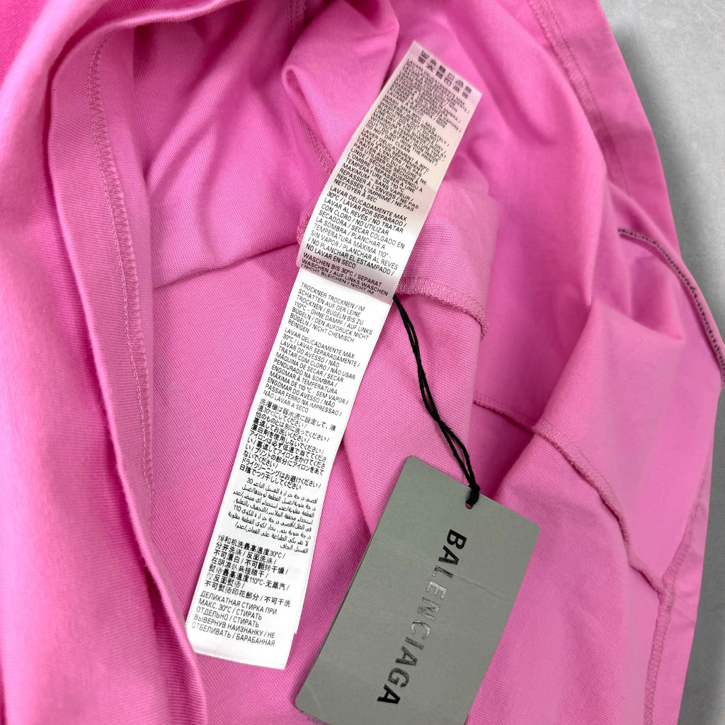 Balenciaga Paris Oversized Soccer Shirt Pink 3 (XXL)