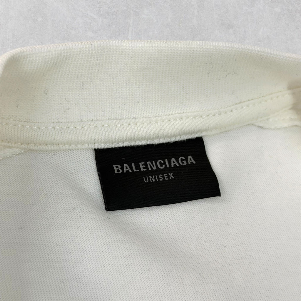 Balenciaga Soho Oversized Soccer Shirt White 5 (XXXXL)