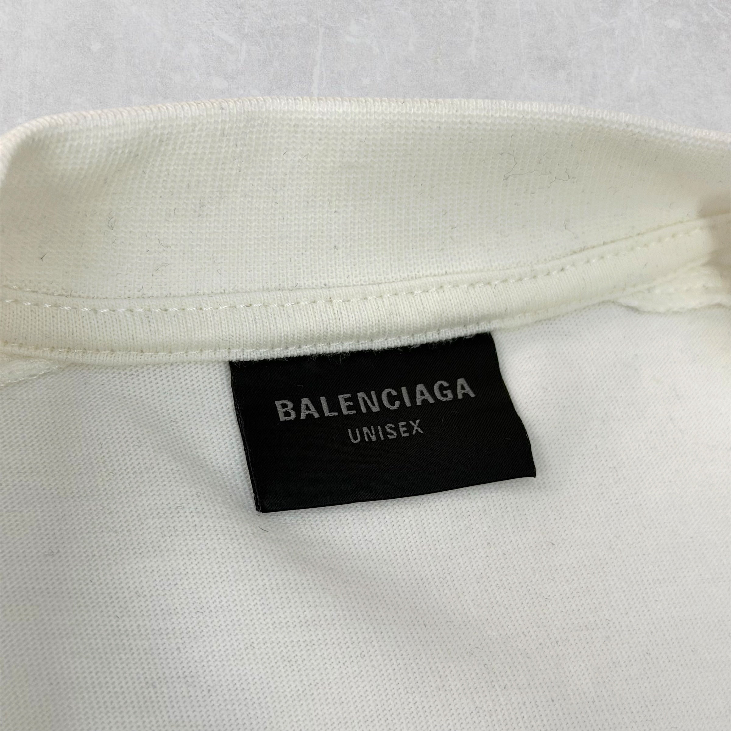 Balenciaga Soho Oversized Soccer Shirt White 5 (XXXXL)