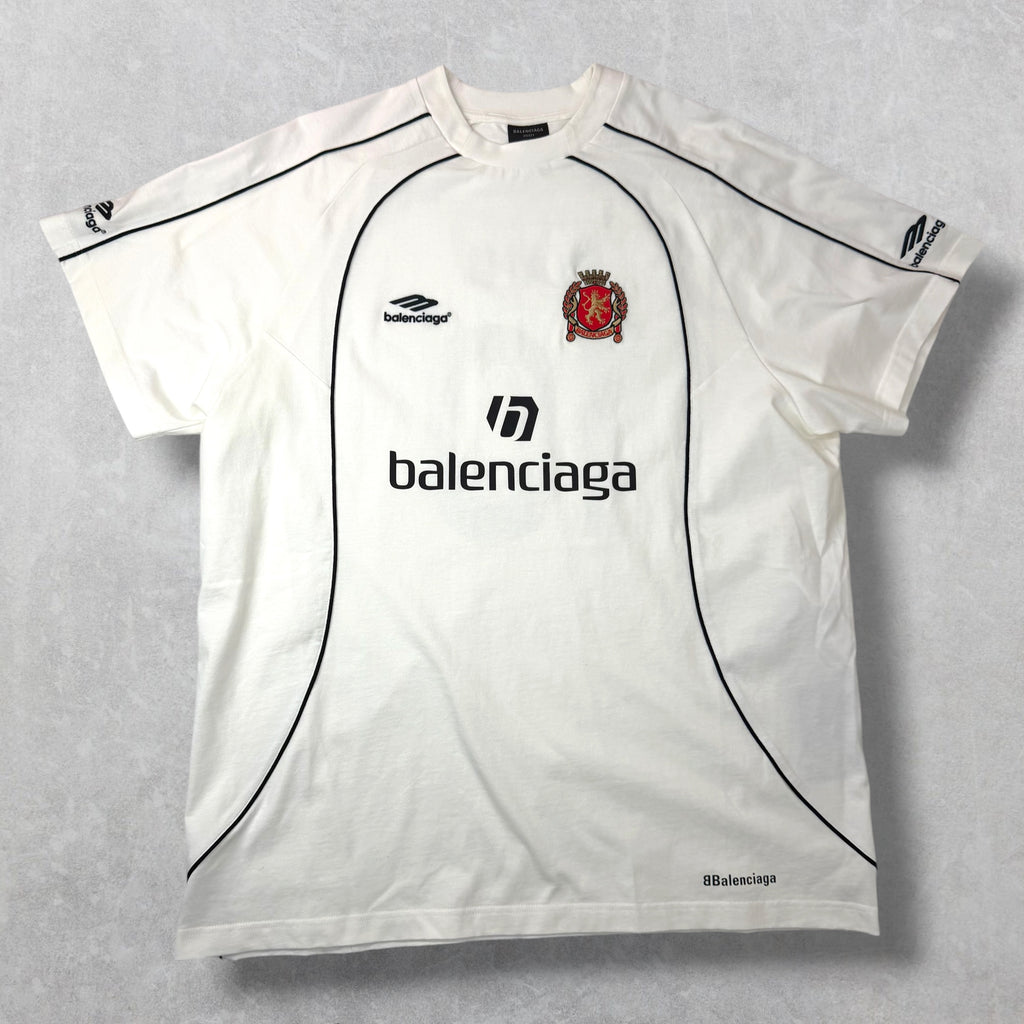 Balenciaga Miami Oversized Soccer Shirt White 2 (XL)