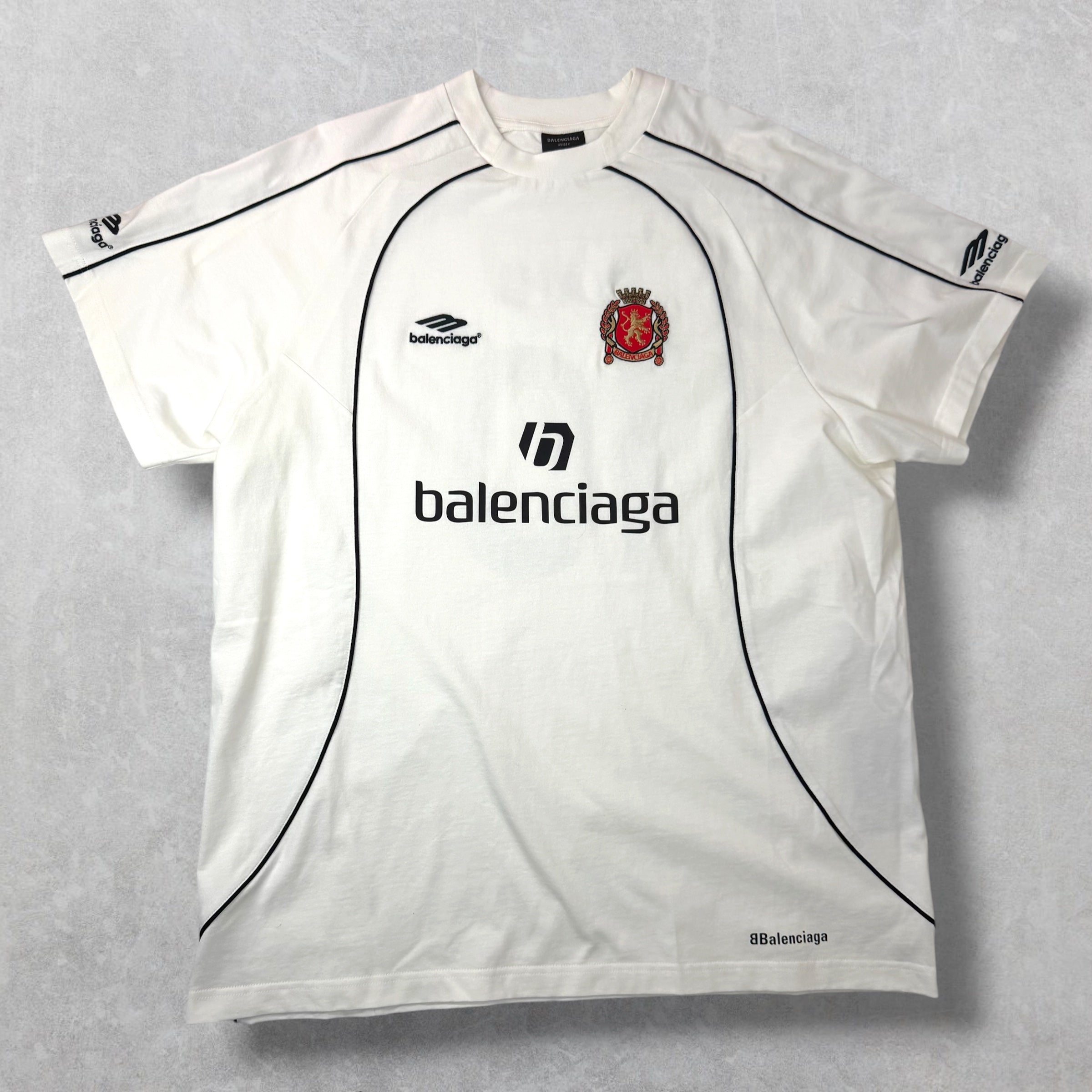 Balenciaga Miami Oversized Soccer Shirt White 2 (XL)