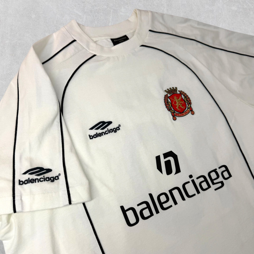 Balenciaga Miami Oversized Soccer Shirt White 2 (XL)