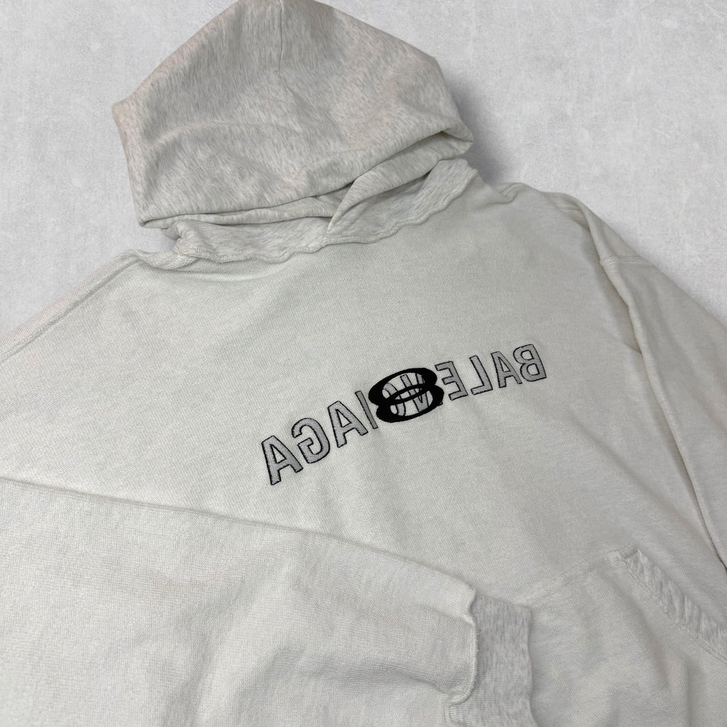 Balenciaga Inside Out Unity Logo Hoodie L