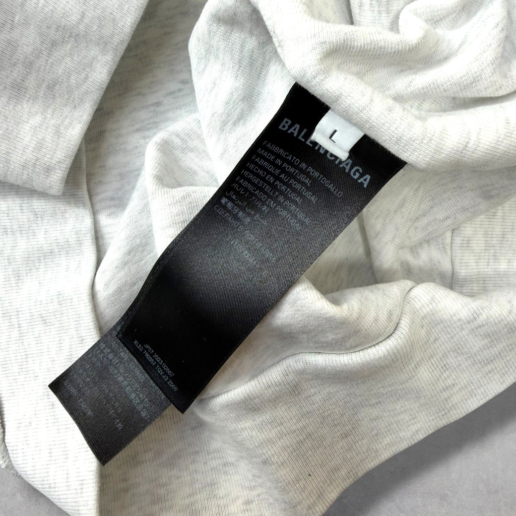 Balenciaga Inside Out Unity Logo Hoodie L