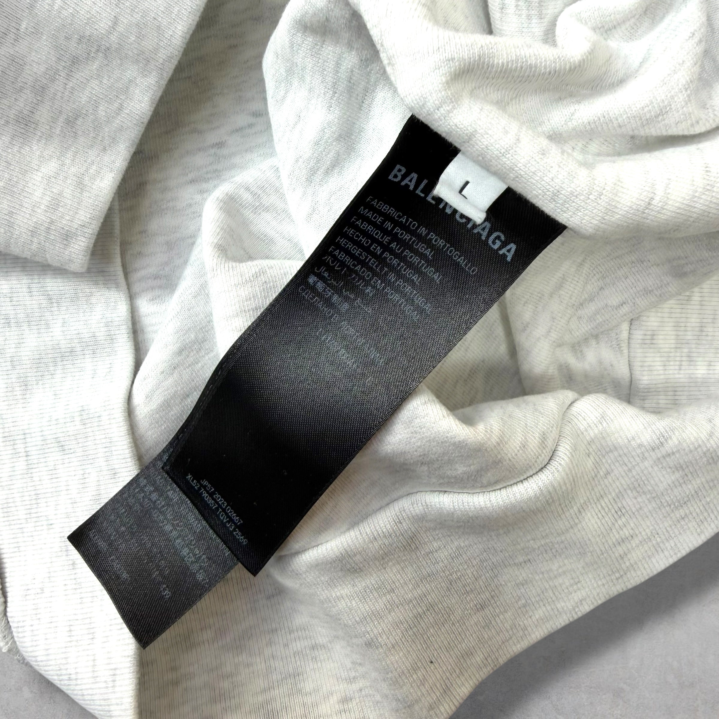 Balenciaga Inside Out Unity Logo Hoodie L