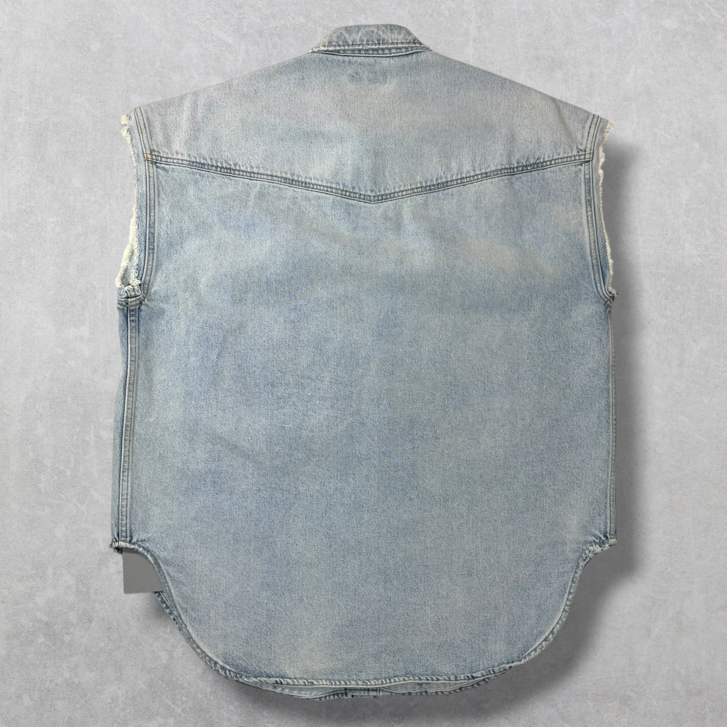 Balenciaga Oversized Denim Western Vest XS (XL)