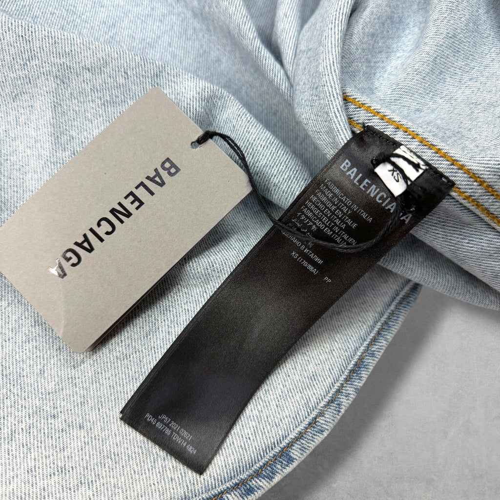 Balenciaga Oversized Denim Western Vest XS (XL)
