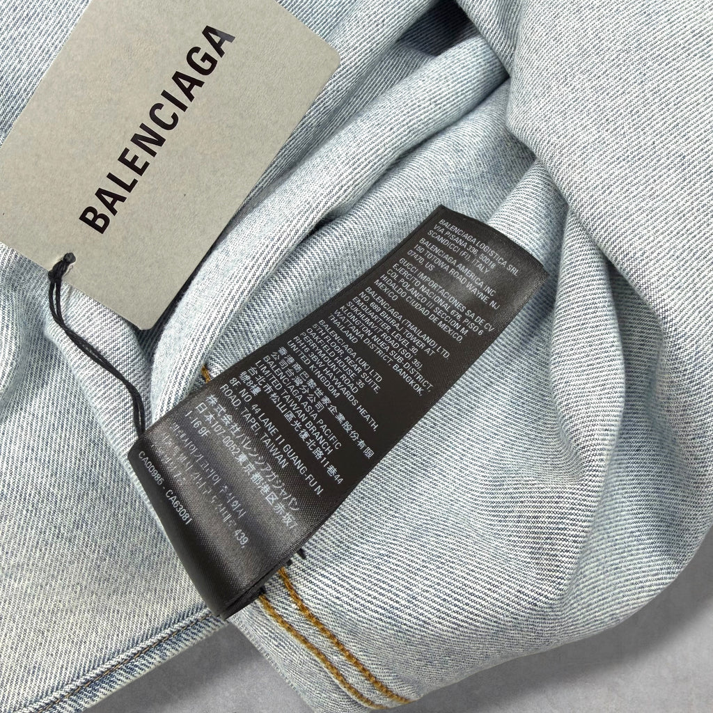 Balenciaga Oversized Denim Western Vest XS (XL)