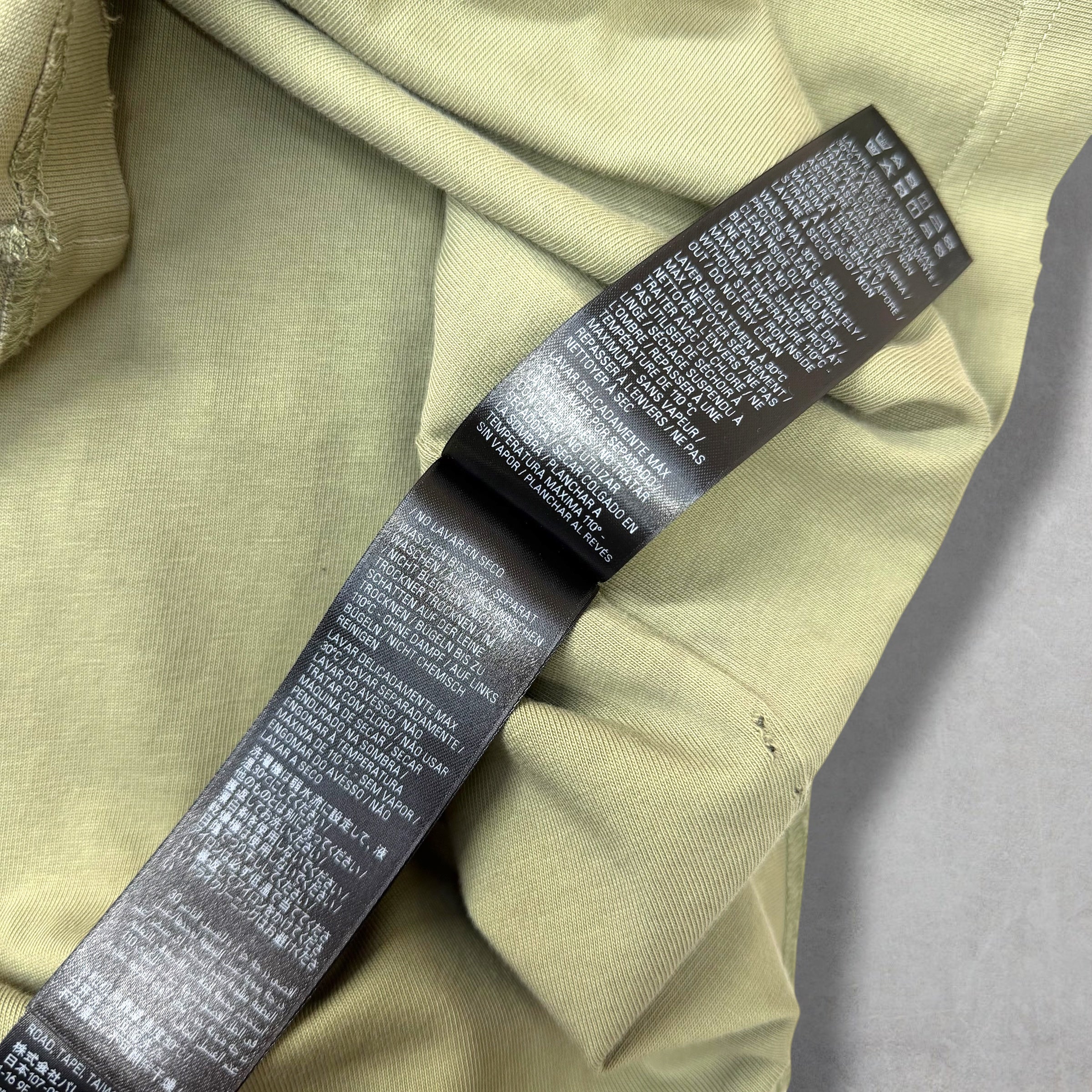 Balenciaga Inside Out Army Green Tee XL