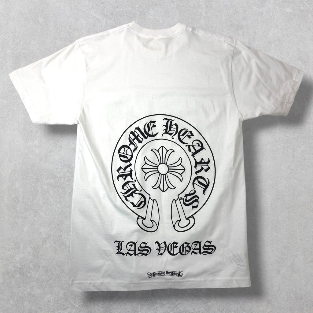 Chrome Hearts Las Vegas Horseshoe Tee White M