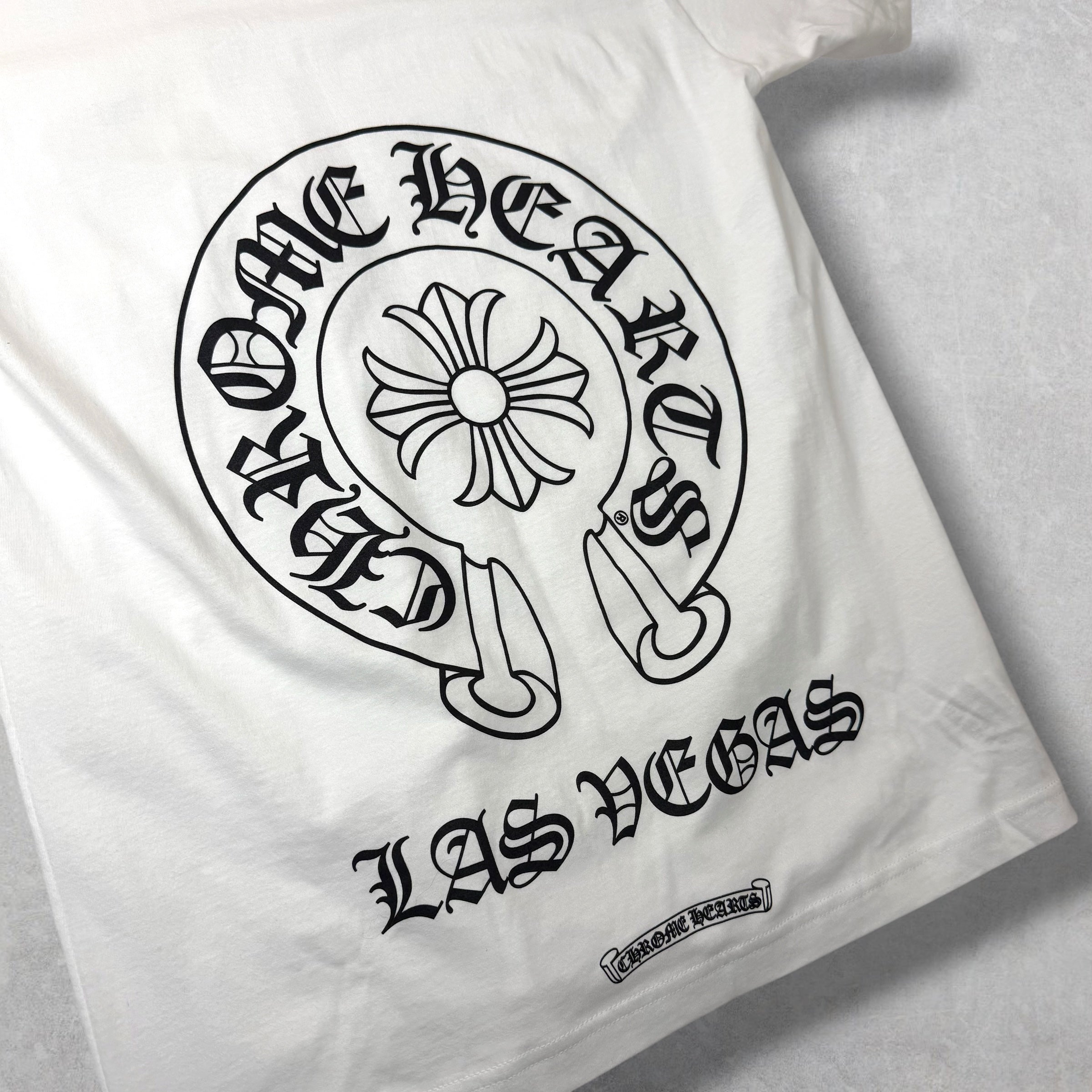 Chrome Hearts Las Vegas Horseshoe Tee White M