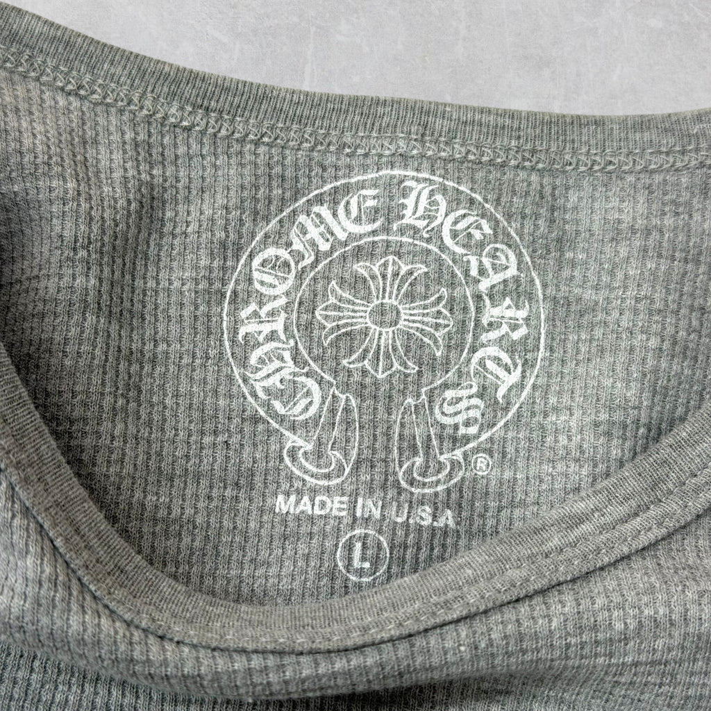 Chrome Hearts Scroll Logo Grey Thermal L/S L