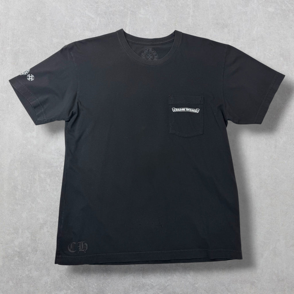 Chrome Hearts Eye Chart Purple Dagger Tee L