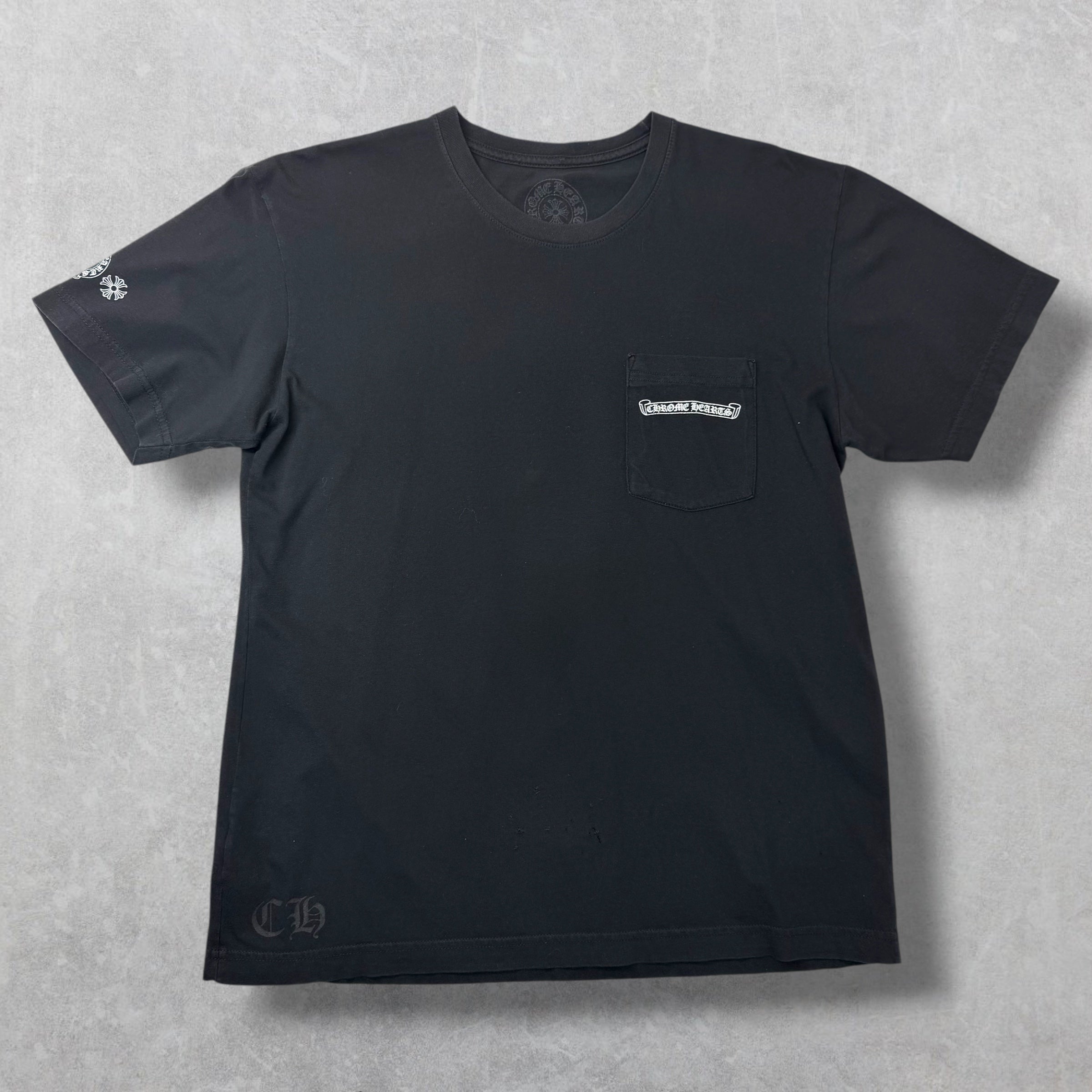Chrome Hearts Eye Chart Purple Dagger Tee L
