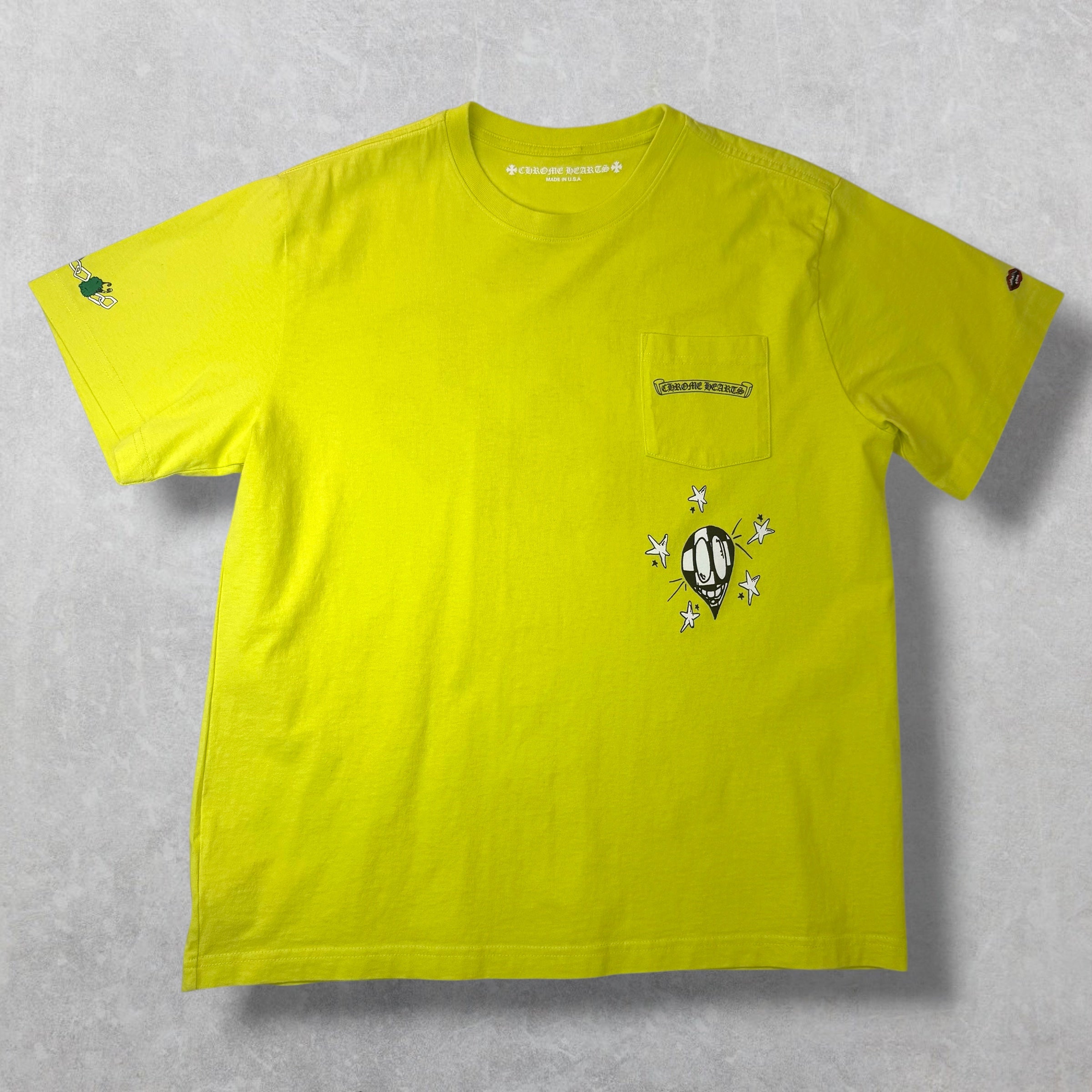 Chrome Hearts Matty Boy "Link" Tee Neon XL