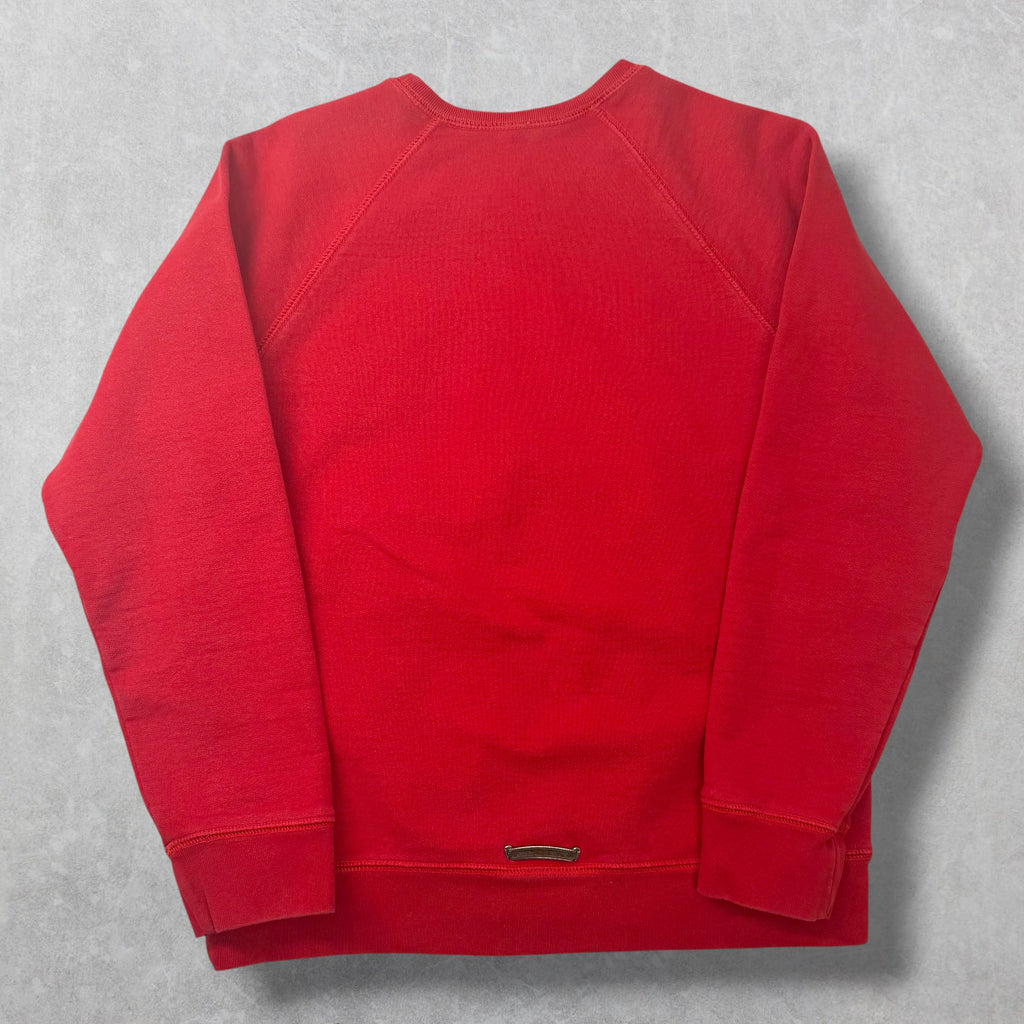 Chrome Hearts King Taco Triple Cross Red Crewneck M