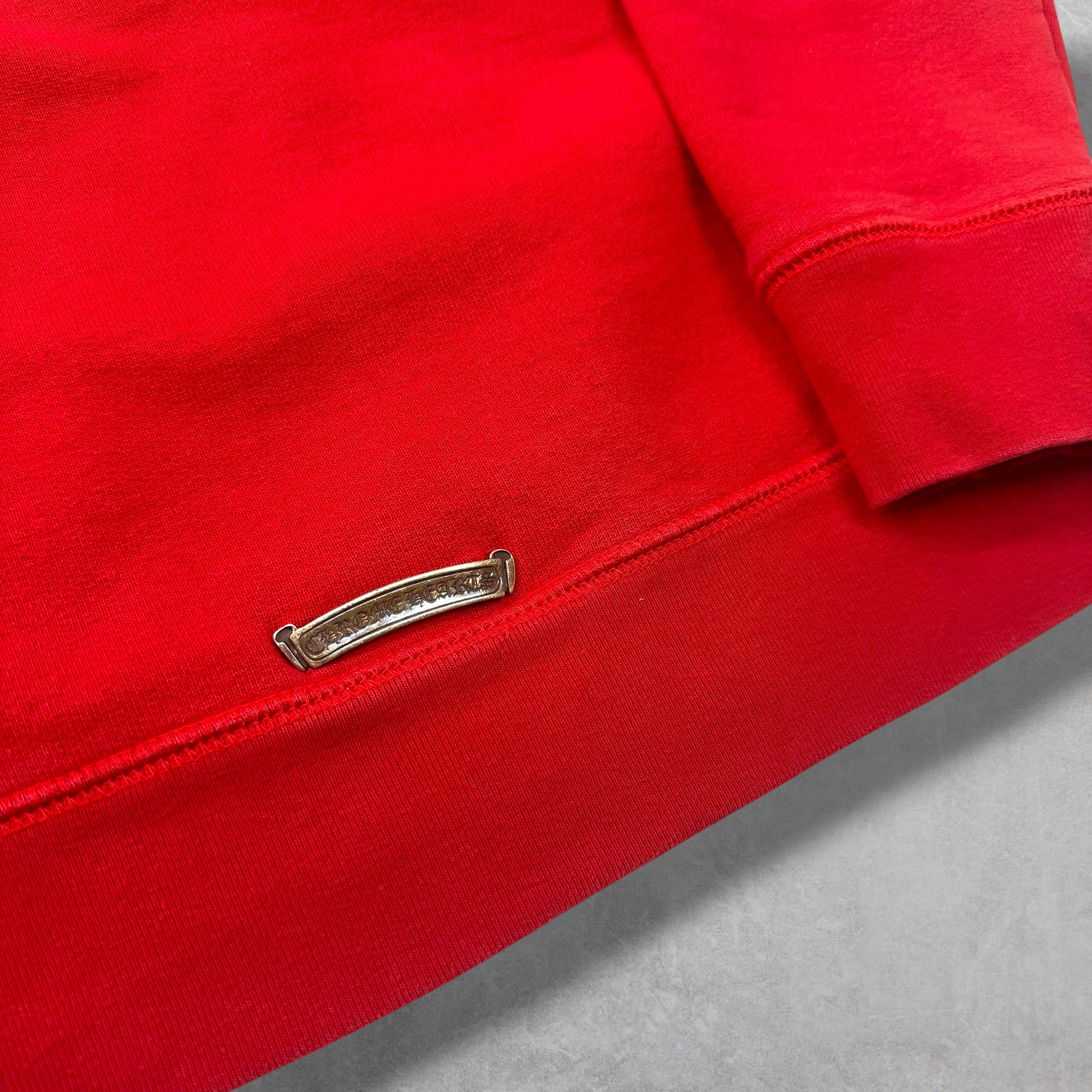 Chrome Hearts King Taco Triple Cross Red Crewneck M