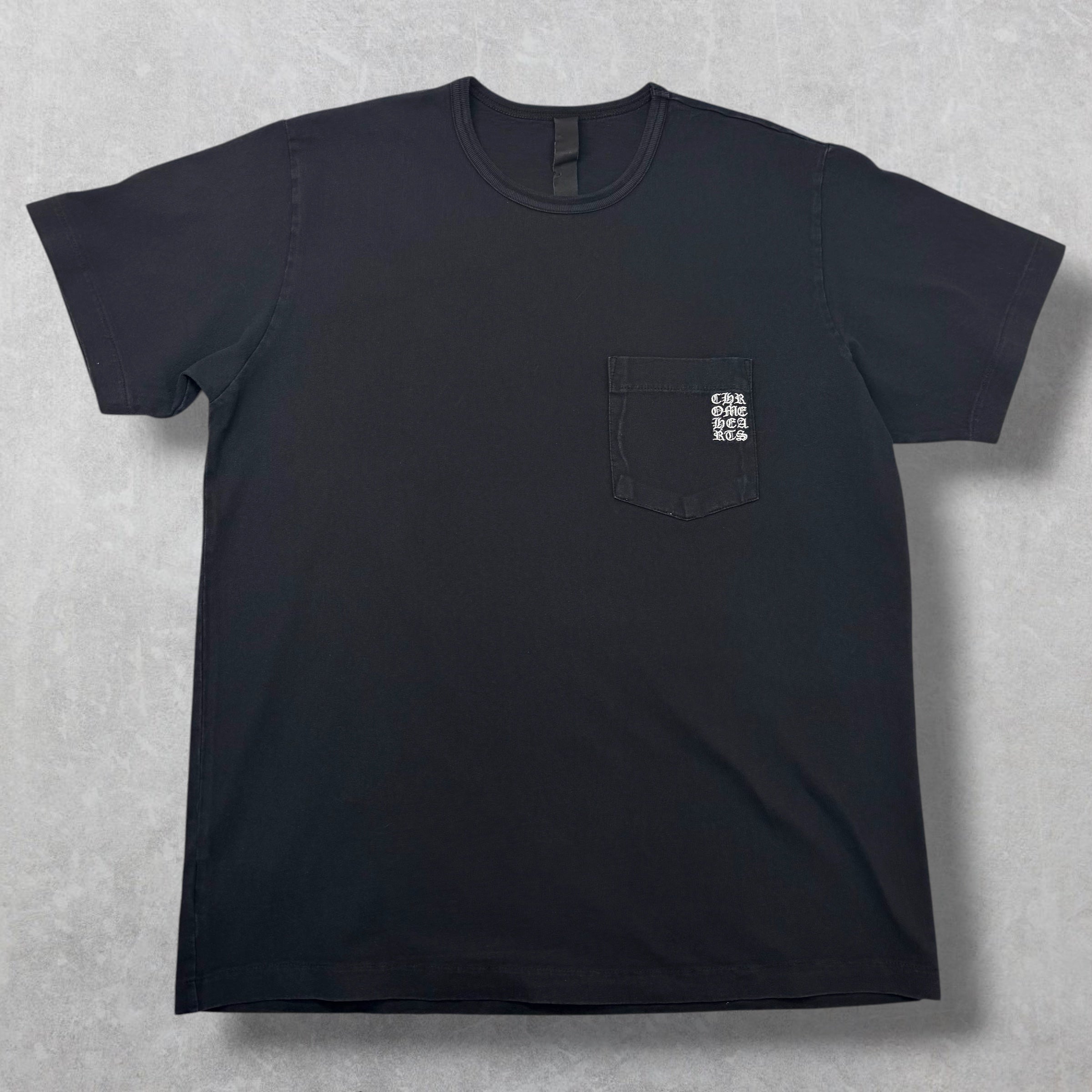 Chrome Hearts GRP Y Not Embroidered Black Tee XL