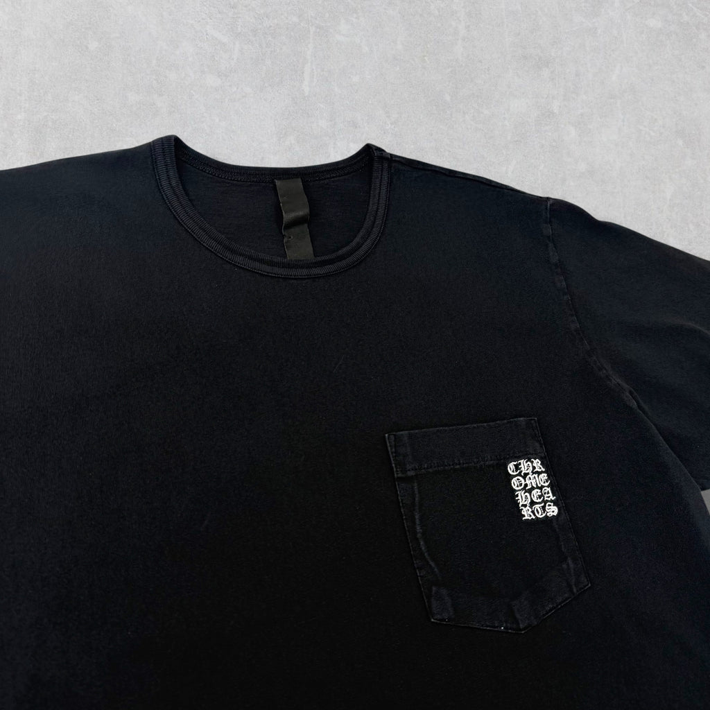 Chrome Hearts GRP Y Not Embroidered Black Tee XL