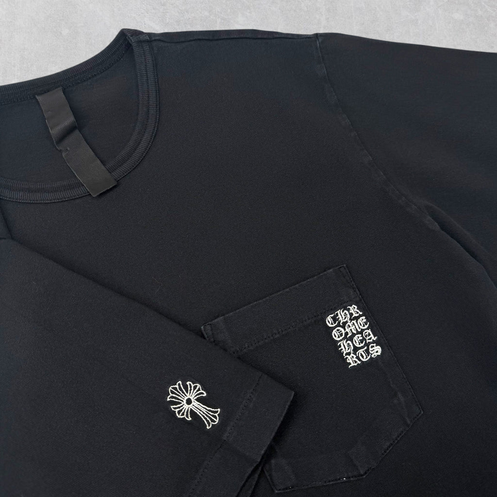 Chrome Hearts GRP Y Not Embroidered Black Tee XL