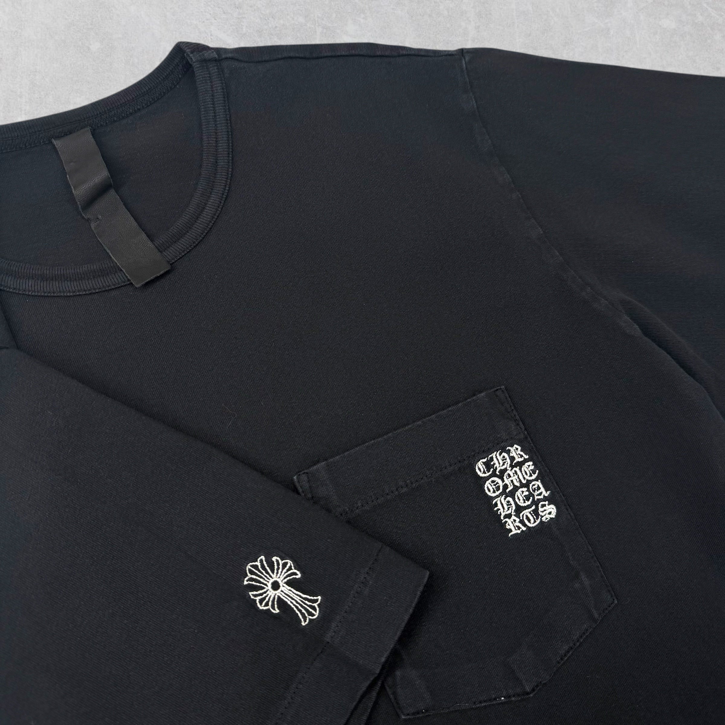 Chrome Hearts GRP Y Not Embroidered Black Tee XL
