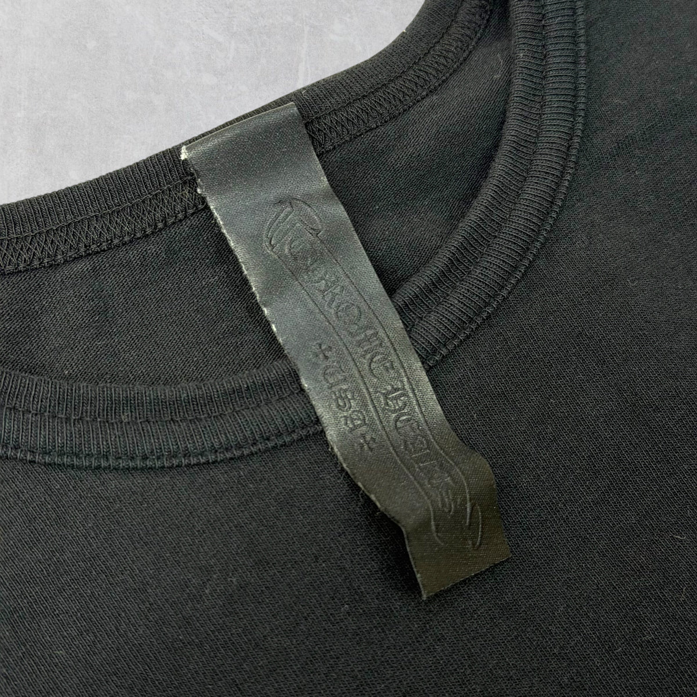 Chrome Hearts GRP Y Not Embroidered Black L/S Tee L
