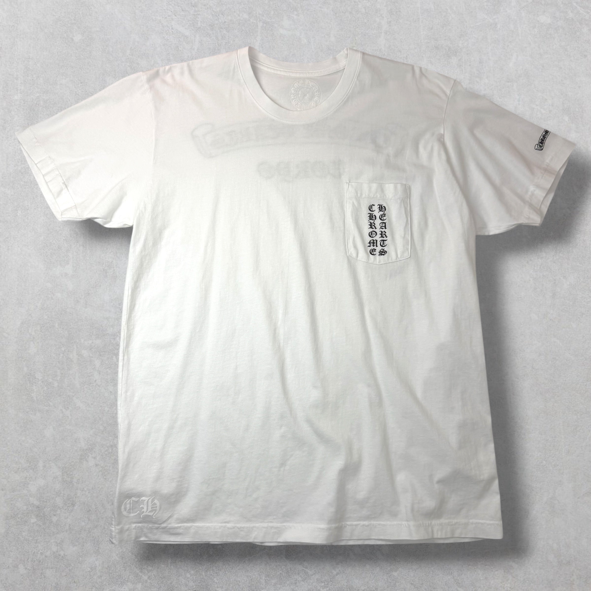 Chrome Hearts Tokyo Scroll Logo Tee White XXL