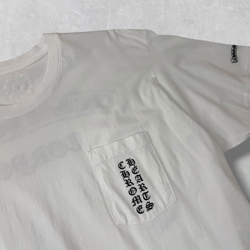 Chrome Hearts Tokyo Scroll Logo Tee White XXL
