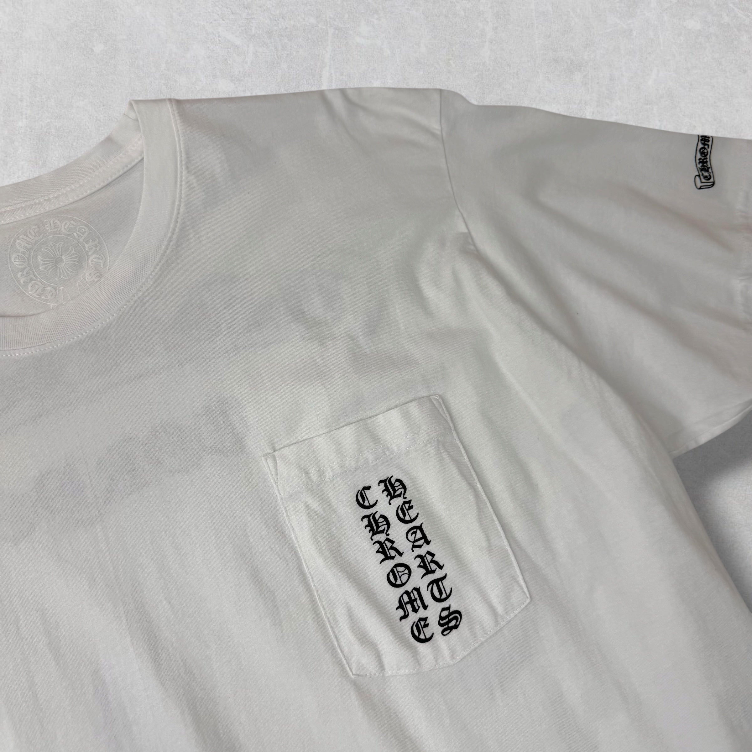Chrome Hearts Tokyo Scroll Logo Tee White XXL