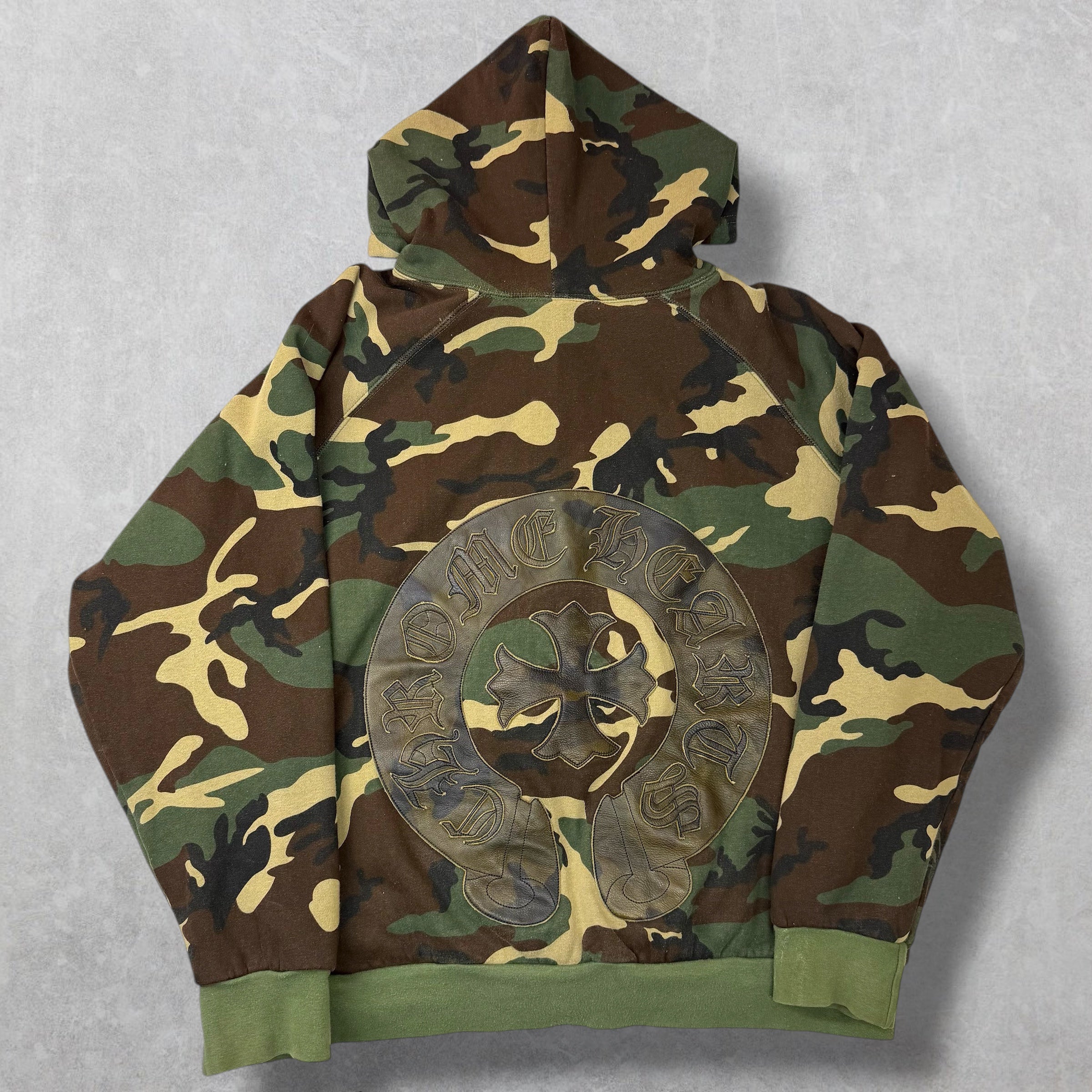 Vintage Chrome Hearts Camo Cross Thermal ZipUp XL