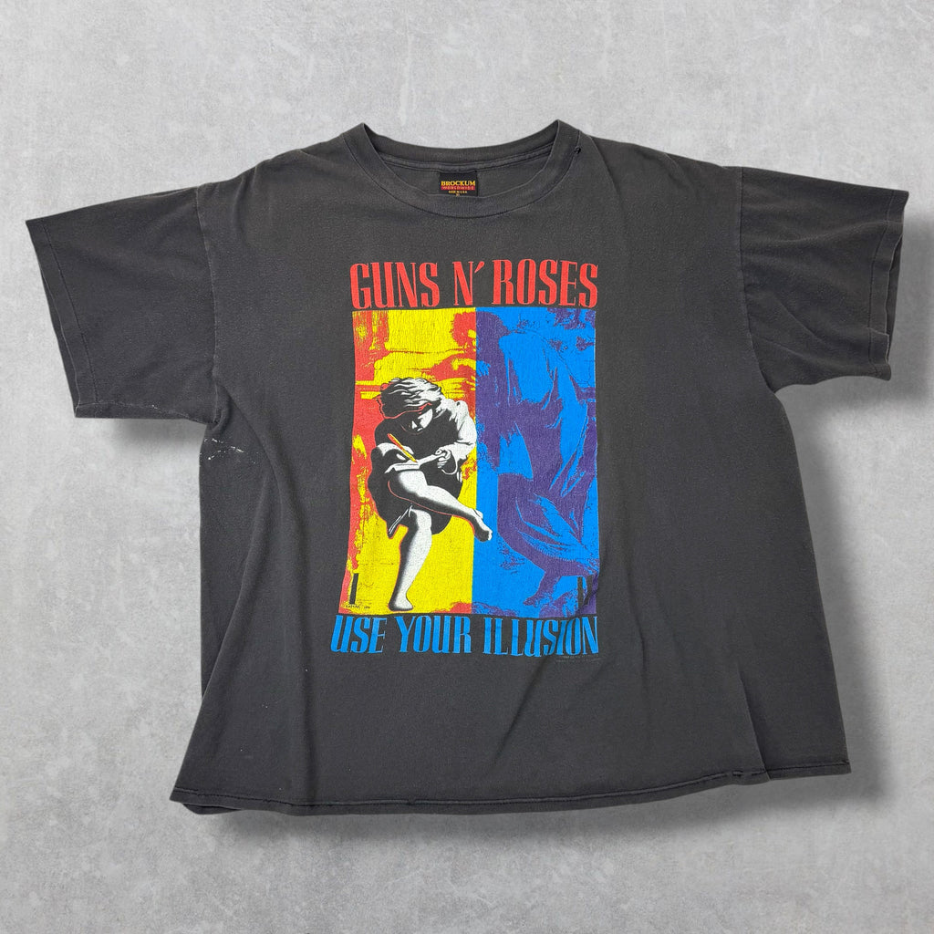 Vintage 1992 Guns N Roses 'Use Your Illusion' Tee XL