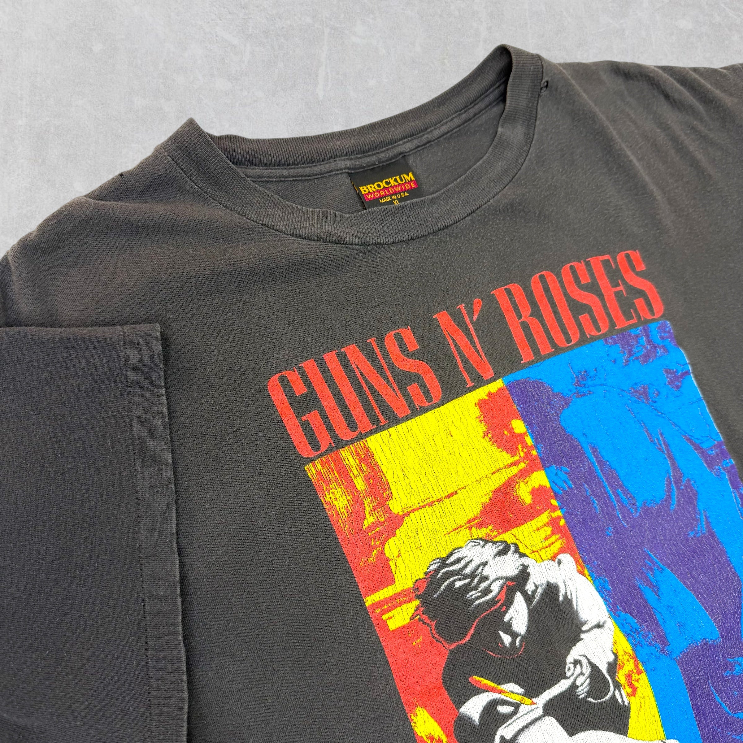 Vintage 1992 Guns N Roses 'Use Your Illusion' Tee XL