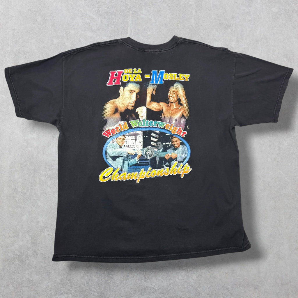 Vintage Oscar De La Hoya vs Mosley Rap Tee XL