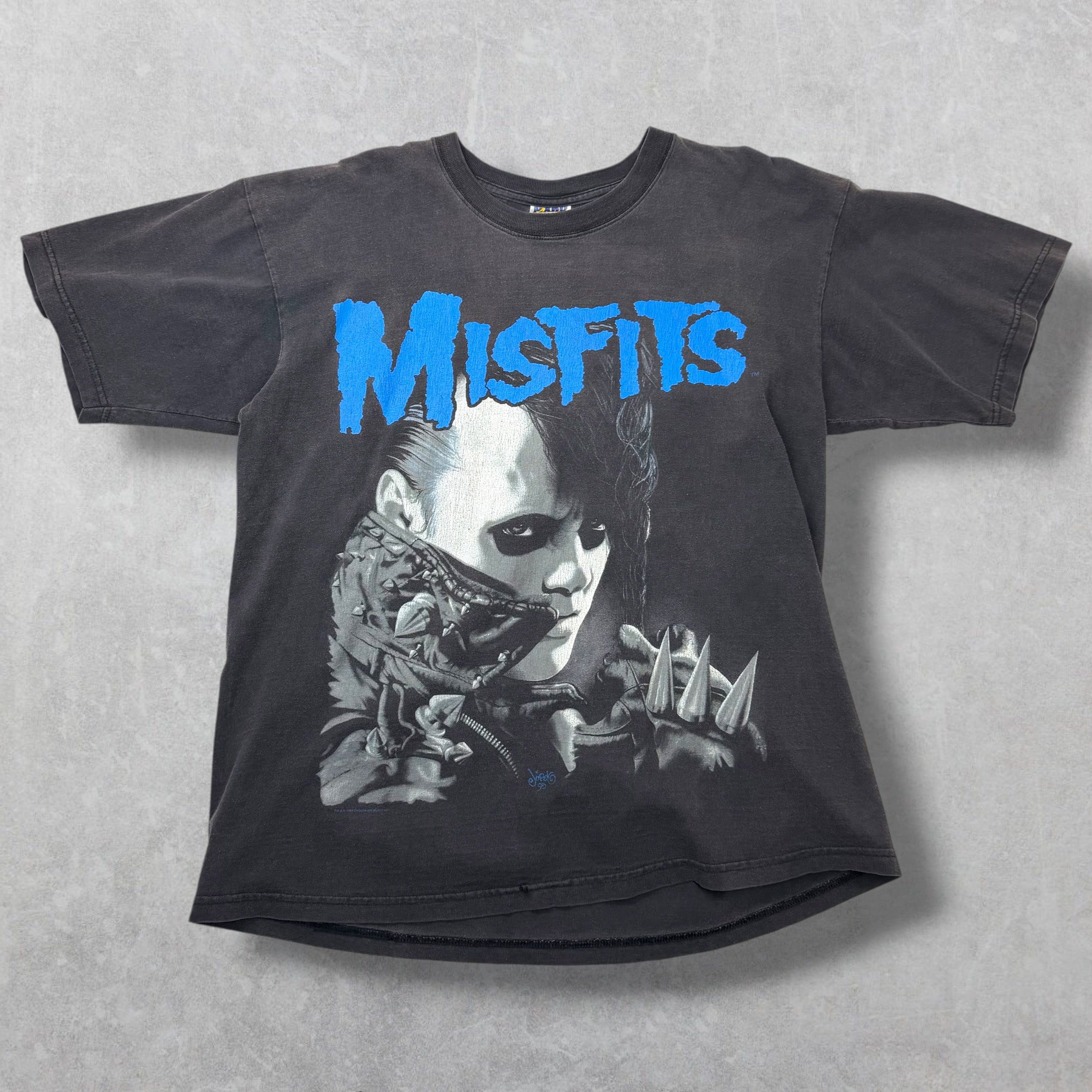 Vintage 1995 Misfits Jerry Big Face Tee XL