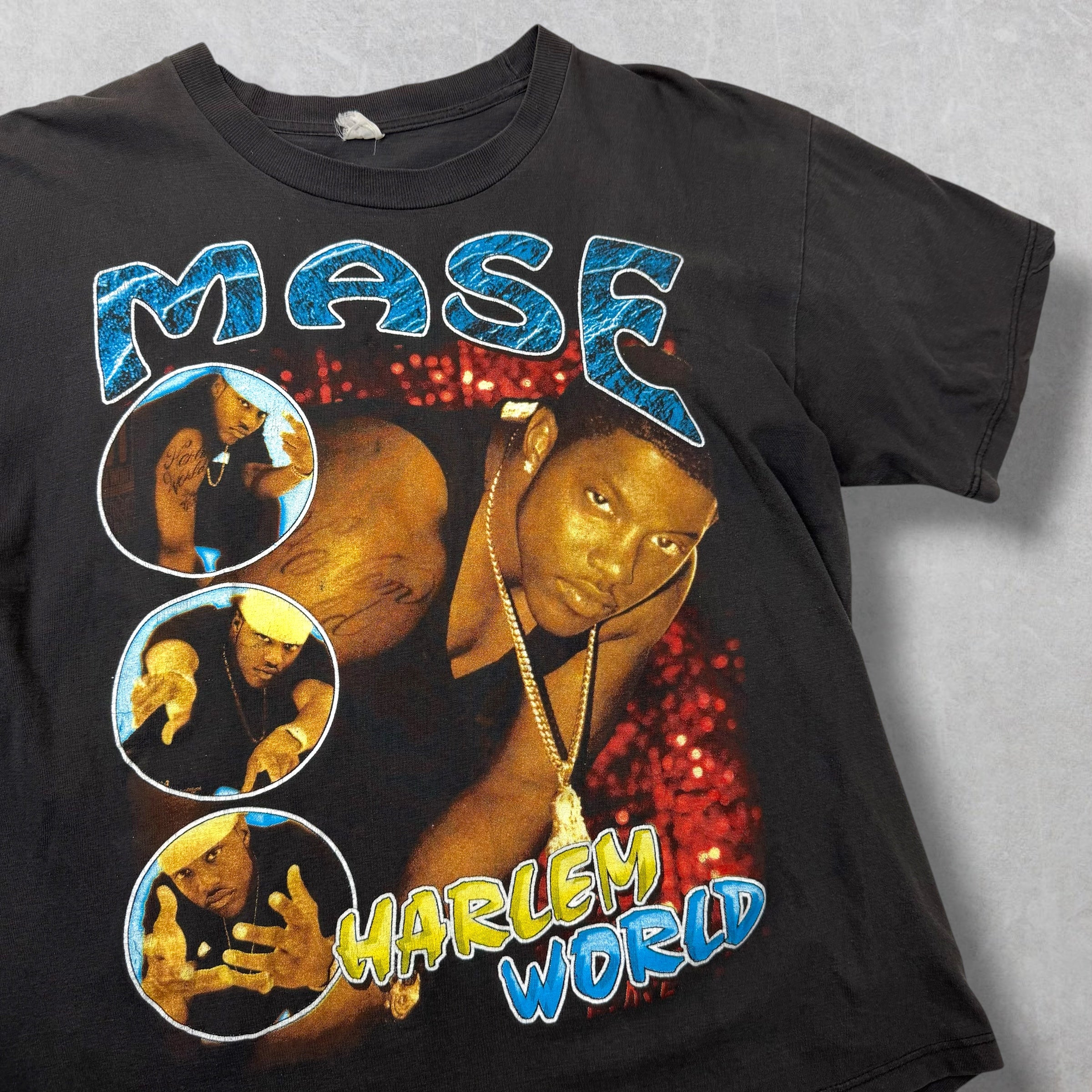 Vintage Mase Harlem World P-Diddy Rap Tee XL