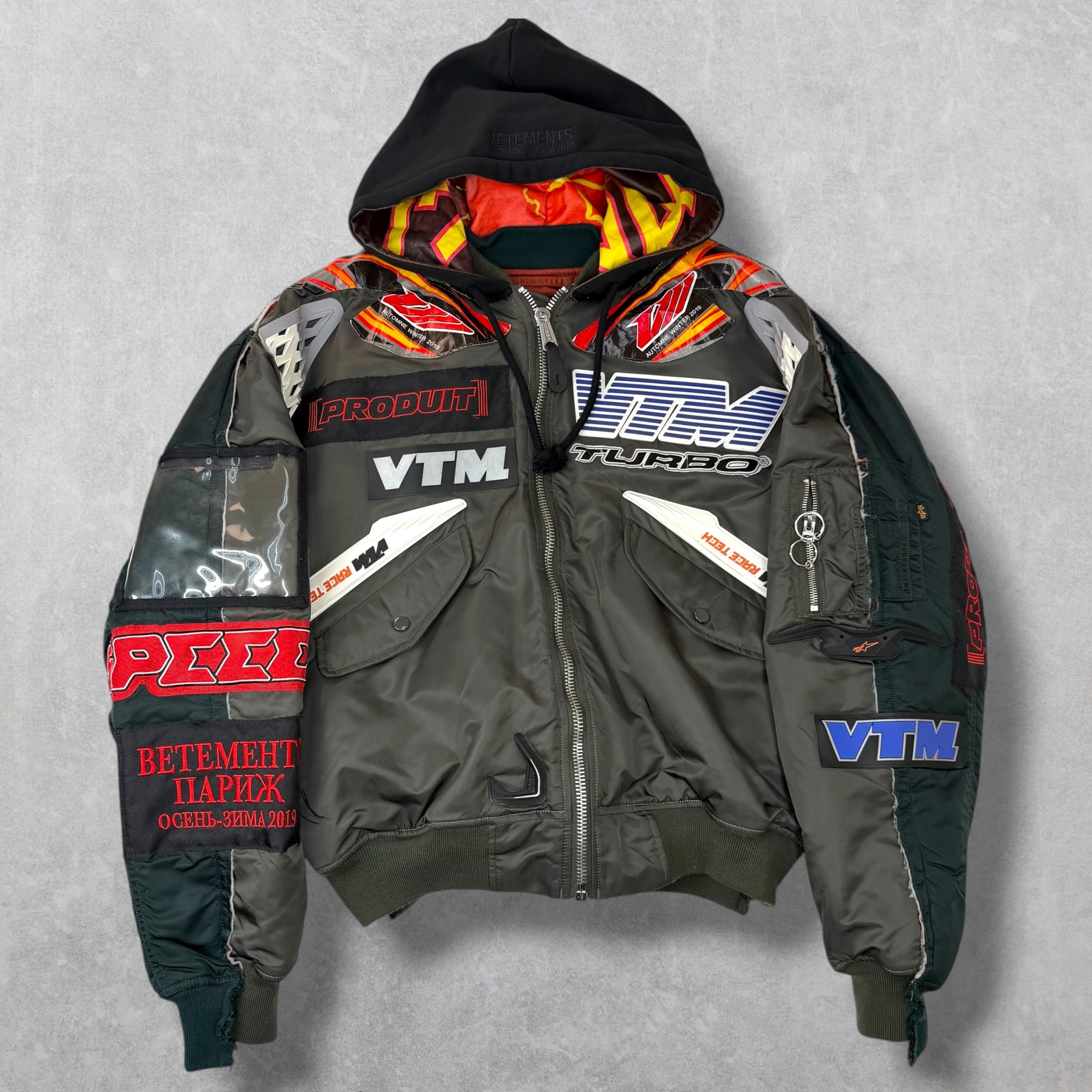 Vetements Alpha Industries Moto Racing Bomber XS (XL)
