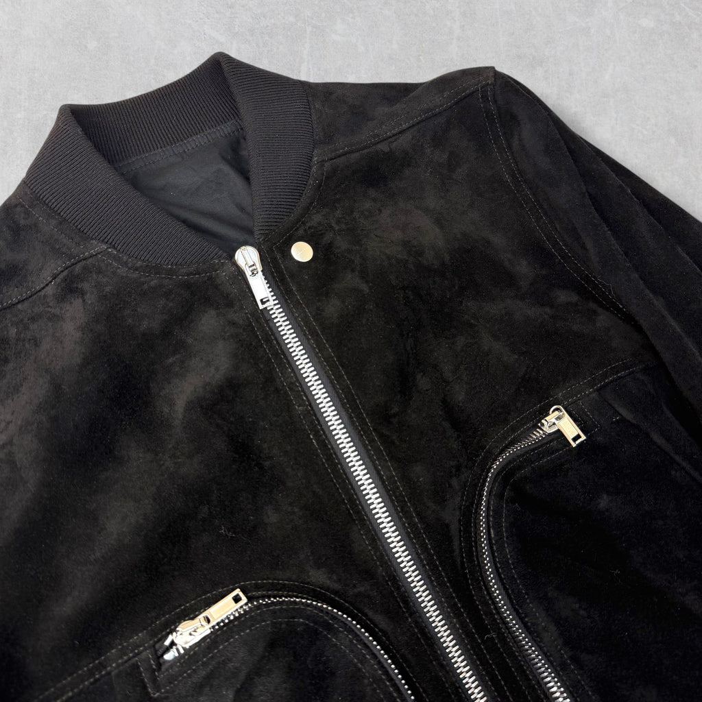 Rick Owens Concordians Bauhaus Suede Flight Jacket 38 (S)